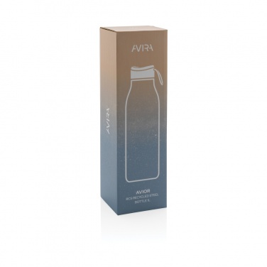 Logo trade corporate gift photo of: Avira Avior RCS Re-steel bottle 1L